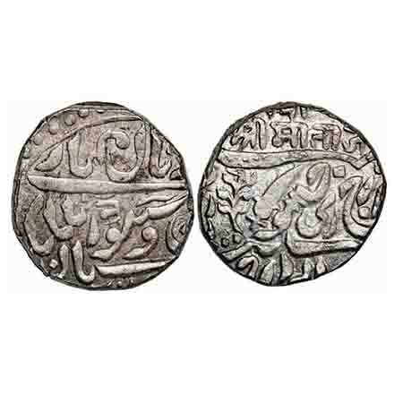 Jodhpur, Silver Rupee, 11.42g, Jaswant Singh (1873-1895 AD), (Pali) Nagaur Mint, INO Queen