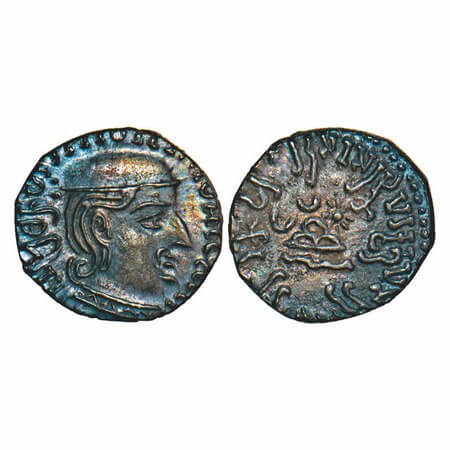 Western Kshtrapas (Kardamaka family), Rudrasena I son of Rudrasimha I (199-222 AD), Silver