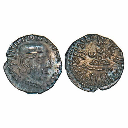 Western Kshtrapas (Kardamaka family), Rudrasena I son of Rudrasimha I (199-222 AD), Silver