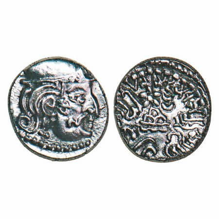Western Kshatraps (Kardamaka family), Gujarat, Damasena (222-238 AD), Bombay fabric, Error