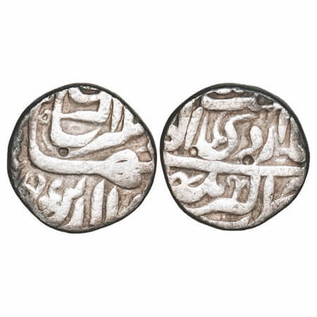 Jahangir, Silver Rupee, 11.23g, Akbarnagar Mint, 'Nur al-din Type', Ilahi Type, Month 'Ard