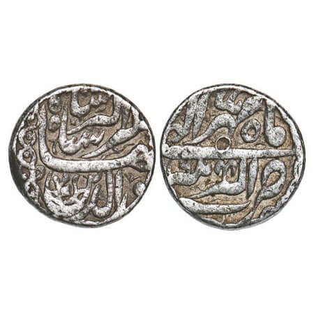 Jahangir, Silver Rupee, 11.35g, Akbarnagar Mint, 'Nur al-din Type', 16 RY, Ilahi Type, Mon