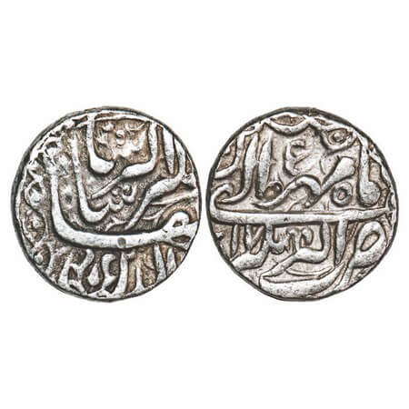 Jahangir, Silver Rupee, 11.32g, Akbarnagar Mint, 'Nur al-din Type', 17 RY, Ilahi Type, Mon