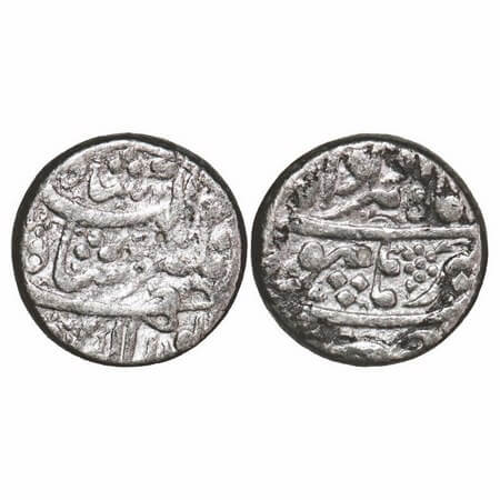 Jahangir, Silver Rupee, 11.31g, Burhanpur Mint, Ilahi Type, Month 'Amardad'. KM 145.5. Ver