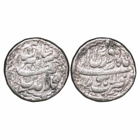Jahangir, Silver Rupee, 11.27g, Lahore Mint, Ilahi Type, Month 'Farwardin' Year 7. with or