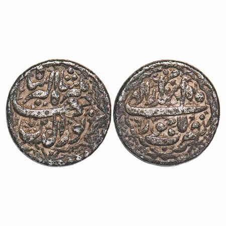 Jahangir, Silver Rupee, 11.26g, Lahore Mint, 6 RY, ilahi 'Isfandarmuz'. KM 145.11. Toned V