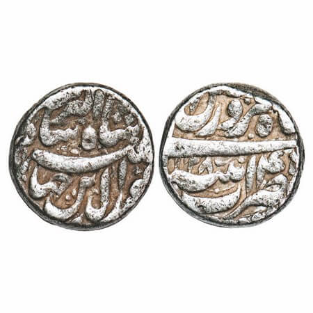 Jahangir, Silver Rupee, 11.34g, Patna Mint, AH 1028/14 RY, Month 'Farwardin' with many shr