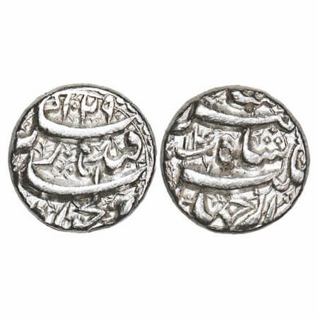 Jahangir, Silver Rupee, 11.32g, Qandahar Mint, AH 1029/14 RY. KM 142.2. Very Fine+, Scarce