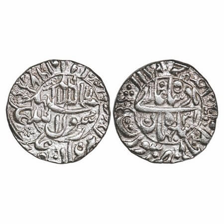 Shah Jahan I, Silver Rupee, 11.41g, Surat Mint, AH 1067/31 RY, legend within a circle on b