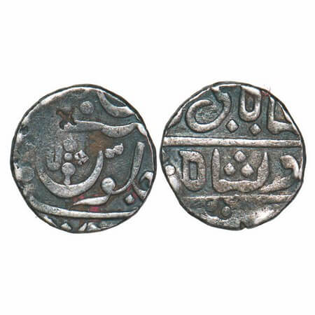 Maratha Confederacy, Silver Rupee, 11.14g, Pune Muhiyabad Mint (Wai), INO Shah Ali Gauhar,