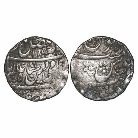 Maratha Confederacy, Silver Rupee, 11.19g, Sironj Mint, INO Shah Alam II, AH 1185. KM 307/