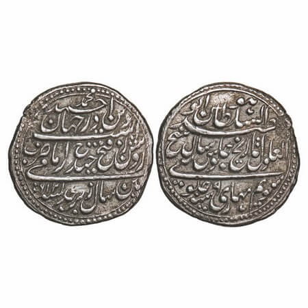 Mysore, Silver Rupee, 11.35g, Tipu Sultan, Patan Mint, AM 1219/9 RY. KM 126/Henderson 57. 