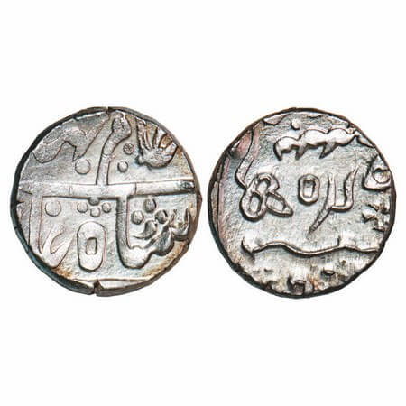 Bundi, Silver Rupee, 11.22g, Bishen Singh (AH 1187-1236/1773-1821 AD), (Bundi) Mint, 45 RY