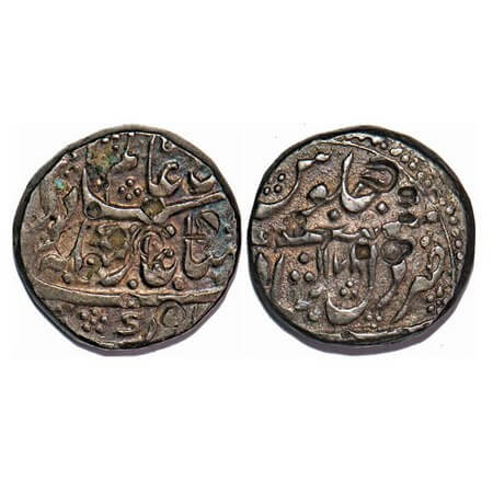 Hyderabad Feudatory- Narayanpett, Silver Rupee, 11.46g, Dilshadabad Mint, AH 1178 on rever