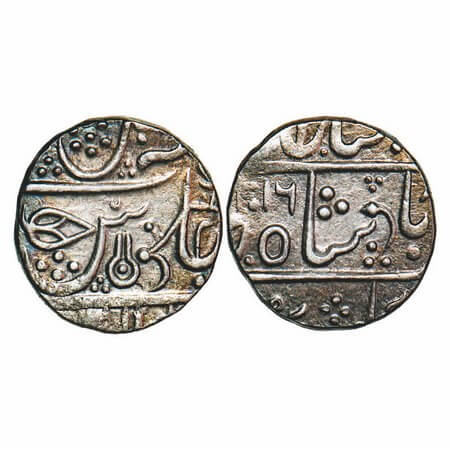 Indore, Silver Rupee, 11.29g, Ahalyabai (AH 1179-1210 / 1765-1795 AD), (Malharnagar) Mint,