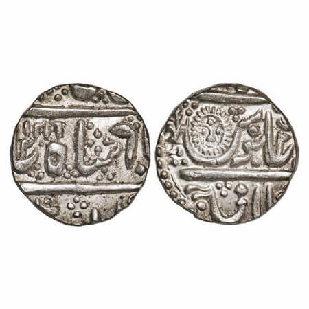 Indore, Silver Rupee, 11.52g, Ahalya Bai (AH 1179-1210 / 1765-1795 AD), Malharnagar Mint, 