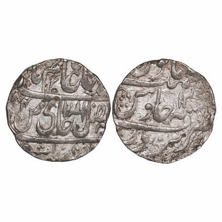 Narwar, Silver Rupee, 11.13g, Mahadji Rao (AH 1175-1209 / 1761-1794 AD), Narwar Mint, AH (