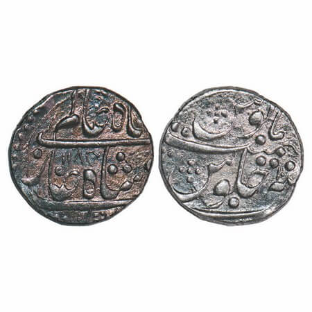 Partabgarh, Silver Rupee, 10.77g, Sawant Singh (AH1189-1241/1775-1825AD), (Deogarh Mint), 