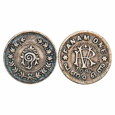 Travancore, Silver Fanam, 1.44g, Rama Varma VI (ME 1035-1055 / 1860-1880 AD), ME 1087 (191