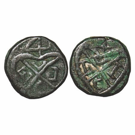Bombay Presidency, Copper Later Pice, 10.56g, Broach Mint, Both side balemark of Eic. Paul