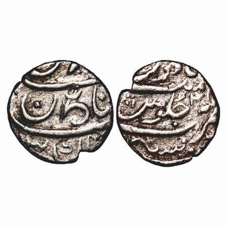 Bombay Presidency Malabar Coast, Silver 1/5 Rupee, 2.06g, (1730-1796 AD Issue), Mumbai Min