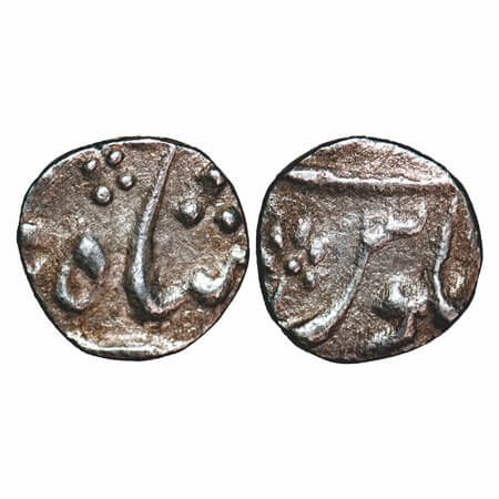 Bombay Presidency, Silver 1/8 Rupee, 1.26g, (Mumbai) Mint, INO Shah Alam II. julus mark 8.