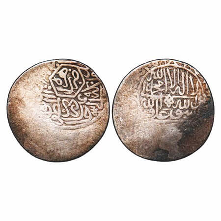Uzbekistan, Shaybanid dynasty, Silver Tanka/Shahrukhi, 3.77g, (AH 913-916/1508-1511 AD), M