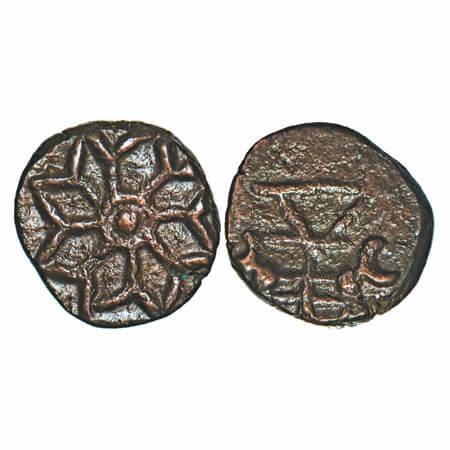 Post-Mauryan, Ancient Malwa, Eran - Vidisha Region, (c. 200 -150 BC), Uninscribed die-stru