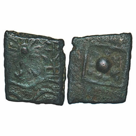 Post-Mauryan, Ancient Malwa, Eran Region, (c. 200 -150 BC), Uninscribed die-struck coin, C