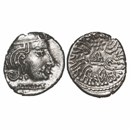 Western Kshatrapas, Kardamaka Family, Damsena, son of Rudrasimha I, as Kshatrapa, SE xx, S