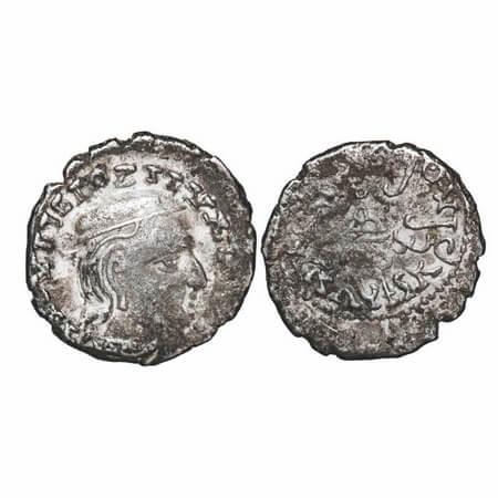Western Kshatrapa, Abhiras Isvaradatta As Mahakstrapa, (c. 242-243 AD), Silver Drachma, 1.
