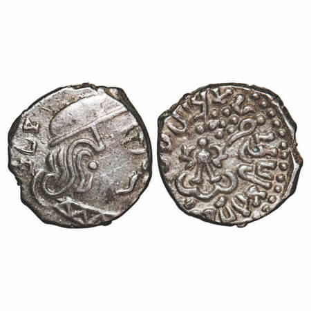 Gupta Empire, Kumar Gupta I, (415-450 AD), Western India Type, Silver Drachm, 2.09g, 13.22