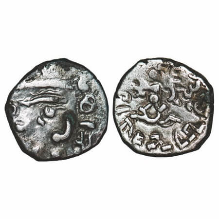 Gupta Empire, Kumar Gupta I, (415-450 AD), Western India Kumar gupta faceing left type, Si
