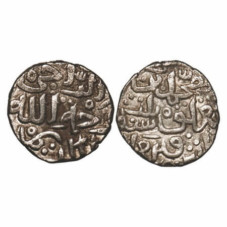 Delhi Sultanate, Billon, 3.54g (Six Gani), Muhammad bin Tughlug (AH 725-752 / 1325-1351 AD
