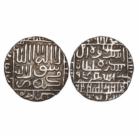 Delhi Sultanate, Silver Rupee, 11.34g, Islam Shah Suri (AH 952-960 / 1545-1552 AD), Mintle