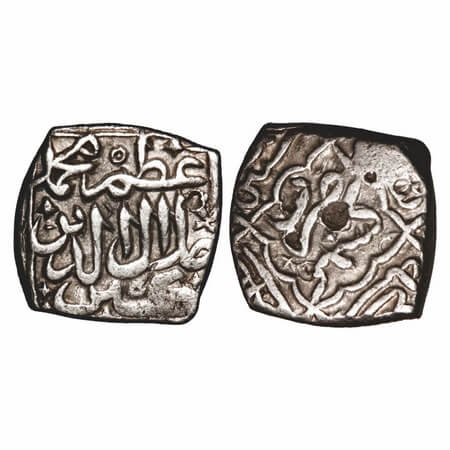 Kashmir Sultanate, Silver Sasnu, 6.17g, Struck during the reign of Muhammad Ghazi Shah (AH