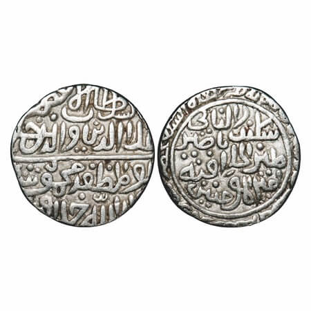 Malwa Sultanate, Sillver Tanka, 10.57g, Ala Al Din Mahmud Shah I (AH 839-873 / 1436-1469 A