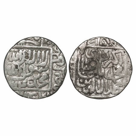 Akbar, Silver Rupee, 11.26g, (Shergarh) Mint, Kalima type, AH 964. KM 80.17. Very Fine, Ra