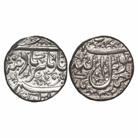 Jahangir, Silver Rupee, 11.34g, Burhanuddin as title of the king, Ahmadnagar Mint, with co