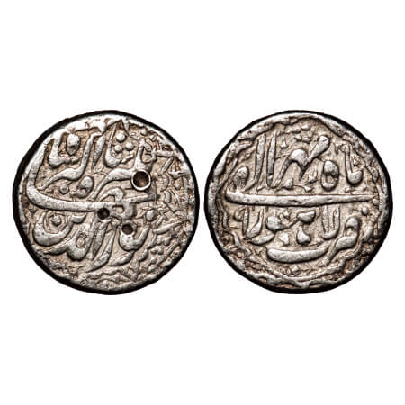 Jahangir, Silver Rupee, 11.33g, Lahore Mint, RY 9, Month 'Mihr', with ornamental border on
