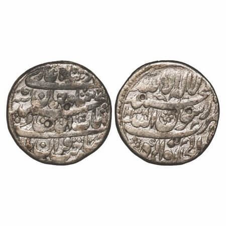 Shah Jahan I, Silver Rupee, 10.40g, Dar ul Khilafat Agra Mint, AH 1038/ RY Ahd (1). KM 222