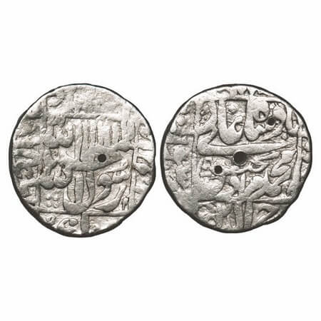 Murad Bakhsh, Silver Rupee, 11.21g, Surat Mint. KM 272.3. About Very Fine, Scarce.