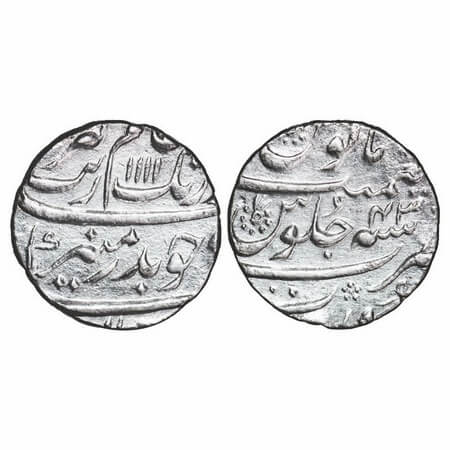 Aurangzeb, Silver Rupee, 11.40g, Surat Mint, AH 1111/43 RY. KM 300.86. Extremely Fine, Sca
