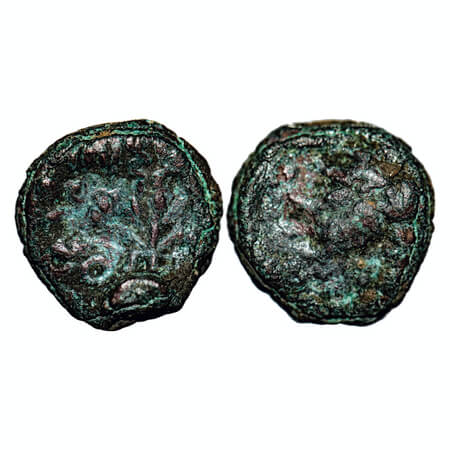 Kaushambi (Vatsa), Monarchical series, Ruler Angaraju, (c.100-50 BC), Copper, 5.35g, 17.74