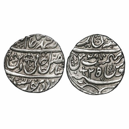 Rohilkhand, Silver Rupee, 11.80g, Faizullah Khan, Qasbah Panipat Mint, INO Shah Alam II, A