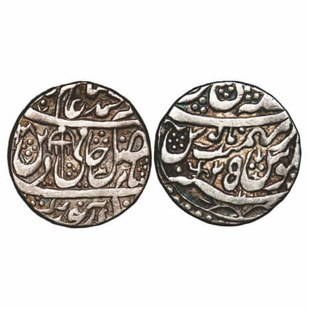 Rohilkhand, Silver Rupee, 10.98g, Faizullah Khan, Qasbah Panipat Mint, INO Shah Alam II, A