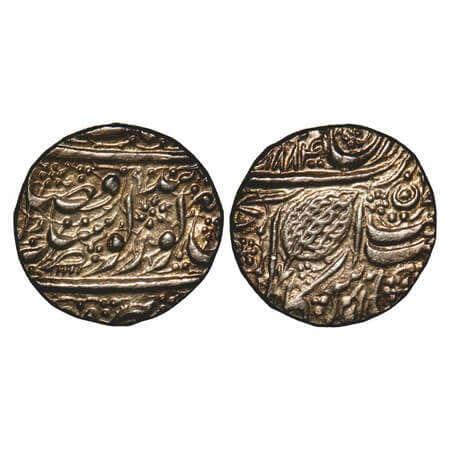 Sikh Empire, Silver Rupee, 11.17g, Ranjit Singh, Amritsar Mint, Nanak Shahi Couplet,VS 188