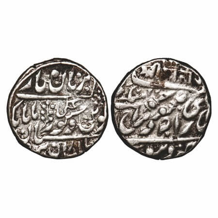 Jodhpur, Silver Rupee, 11.32g, Jaswant Singh (1873-1895 AD), Jodhpur Mint, INO Queen Victo