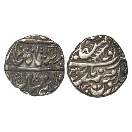 Jodhpur, Silver Rupee, 11.37g, INO Shah Alam II, Dar ul Mansur Jodhpur Mint, (AH 1264/23 R