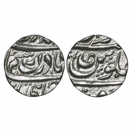 Kaithal, Silver Rupee, 10.86g, Bhailal Singh (1781-1819 AD), INO Ahmad Shah Durrani, 'Suad